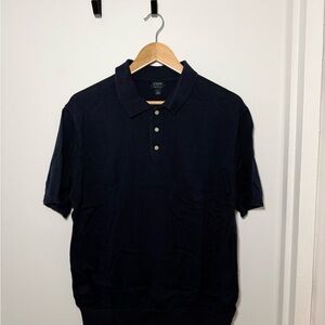 J. Crew Navy Blue Sweater Polo